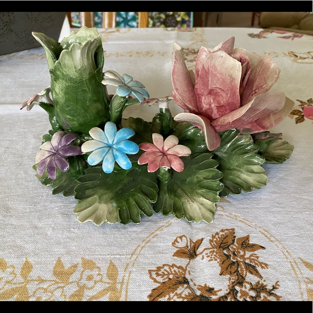 Capodimonte Candle Holder